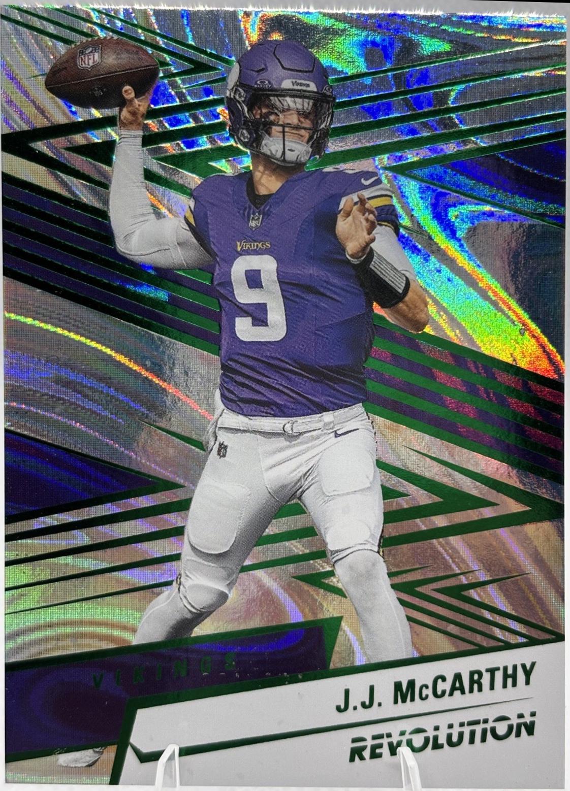 J.J. McCarthy [Green Swirl] #138