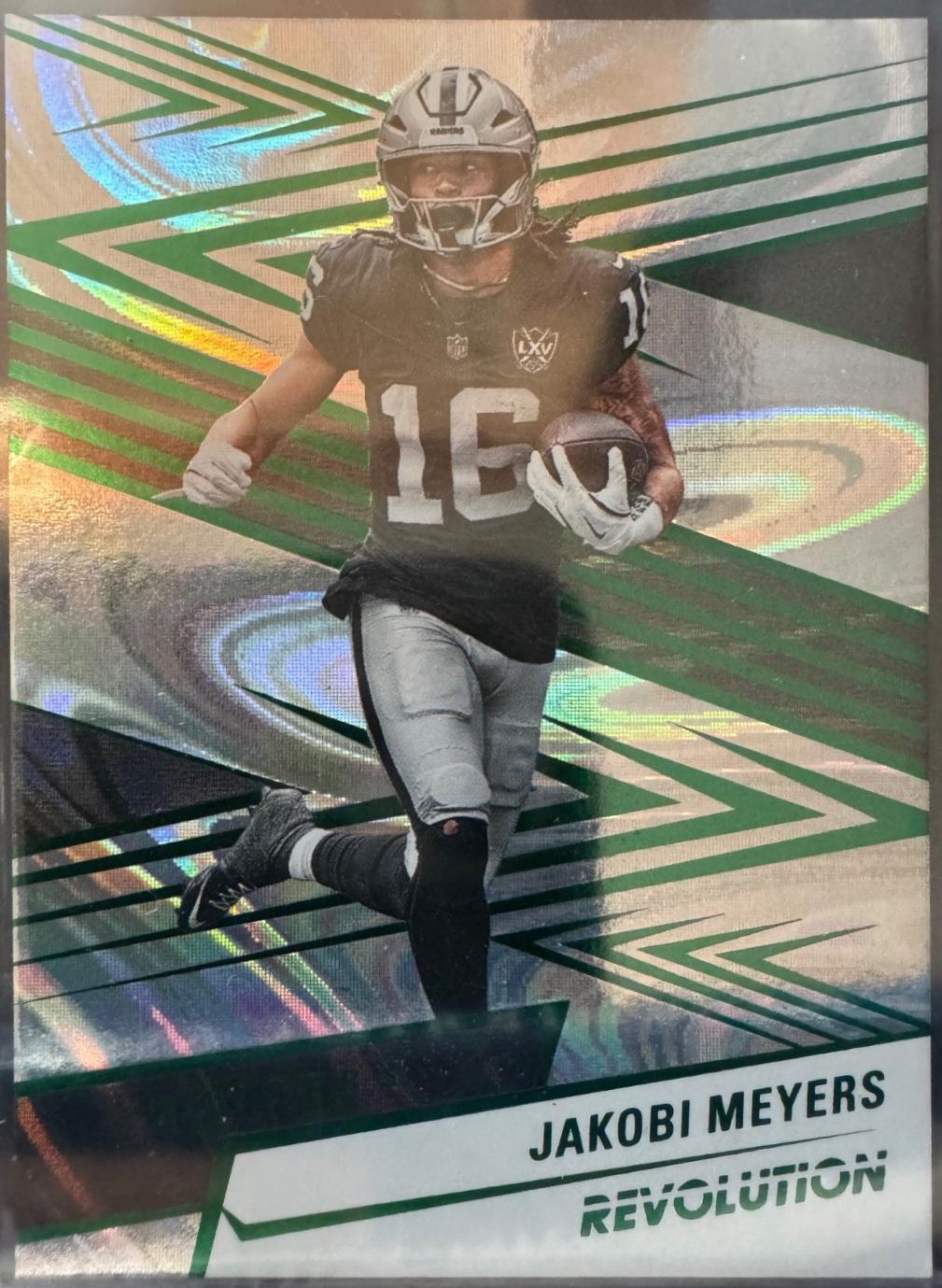 Jakobi Meyers [Green Swirl] #111