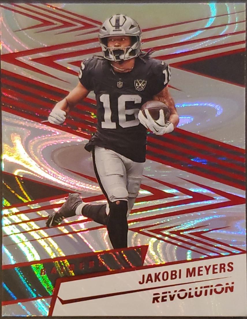 Jakobi Meyers [Red Swirl] #111