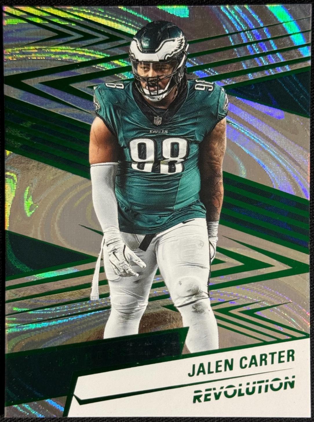 Jalen Carter [Green Swirl] #136