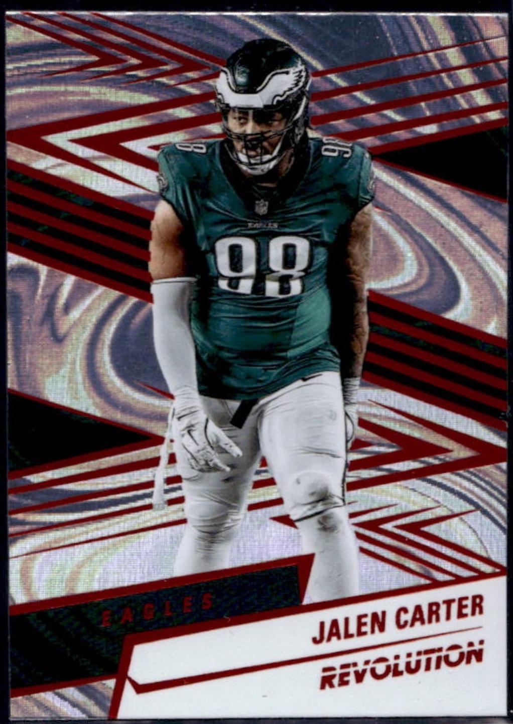Jalen Carter [Red Swirl] #136