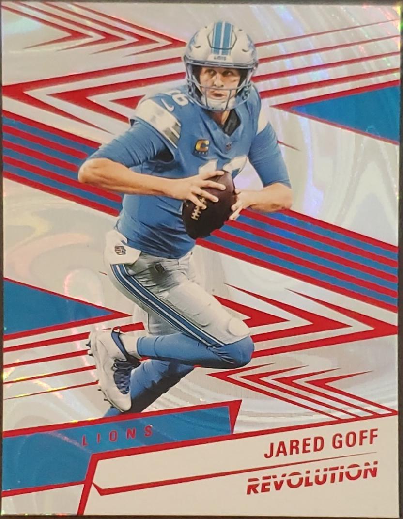 Jared Goff [Red Swirl] #64