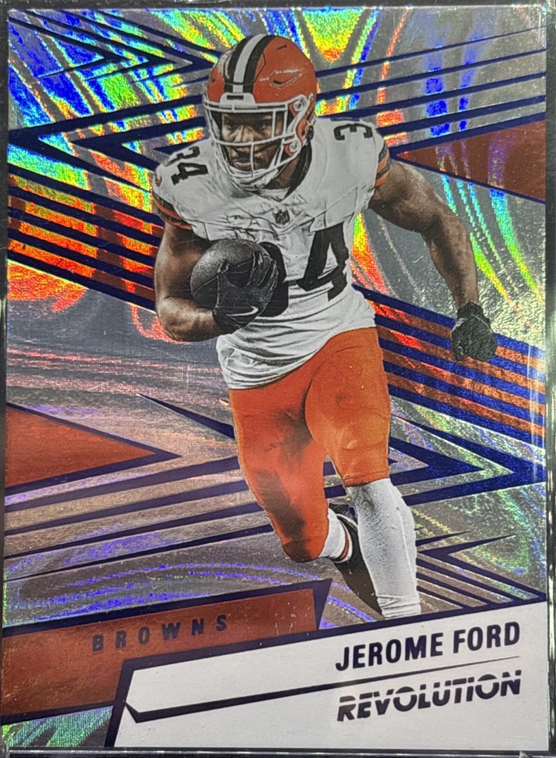 Jerome Ford [Blue Swirl] #169