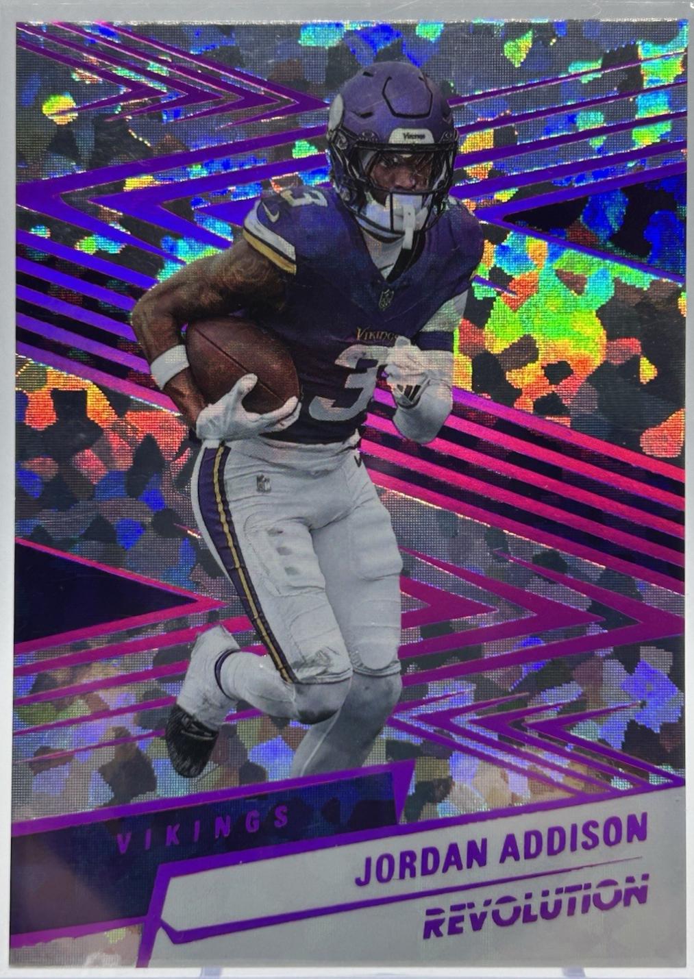 Jordan Addison [Purple Swirl] #19