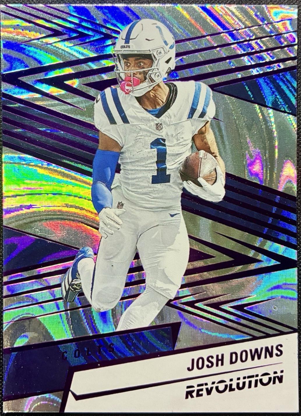 Josh Downs [Purple Swirl] #133