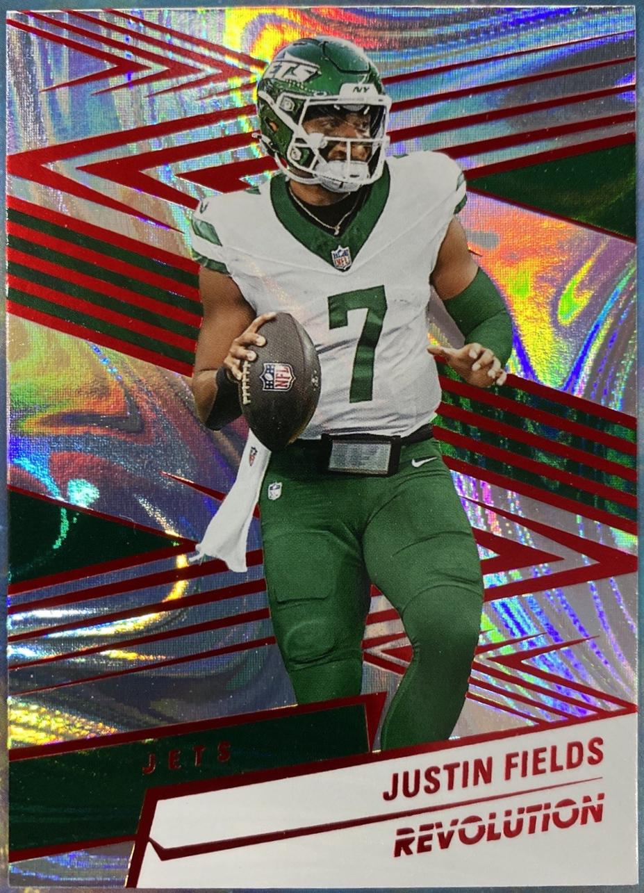Justin Fields [Red Swirl] #168