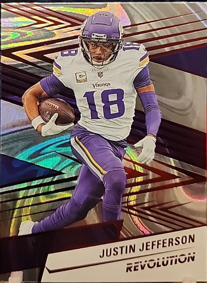 Justin Jefferson [Red Swirl] #50