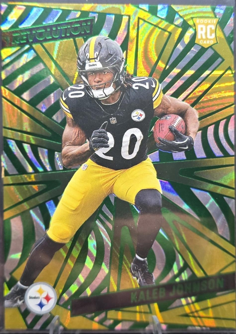 Kaleb Johnson [Green Swirl] #223