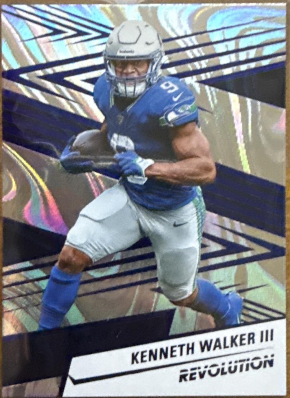 Kenneth Walker III [Blue Swirl] #74