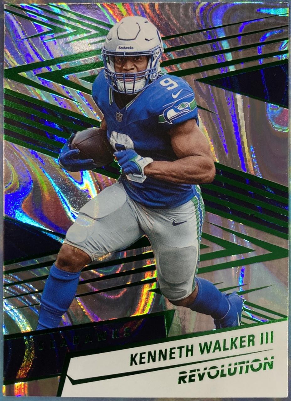 Kenneth Walker III [Green Swirl] #74