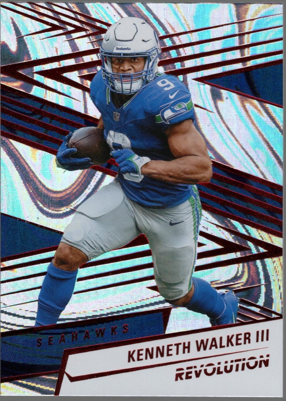 Kenneth Walker III [Red Swirl] #74