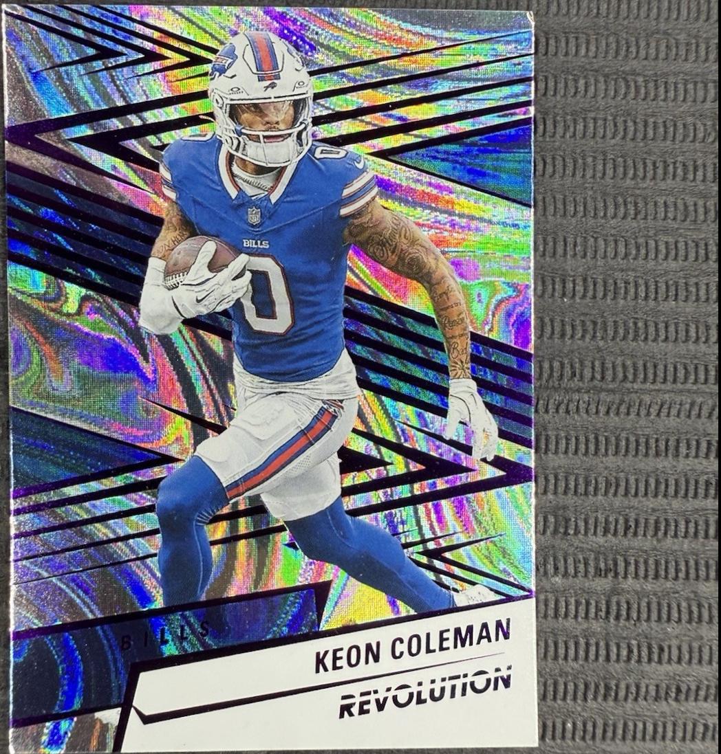 Keon Coleman [Purple Swirl] #158