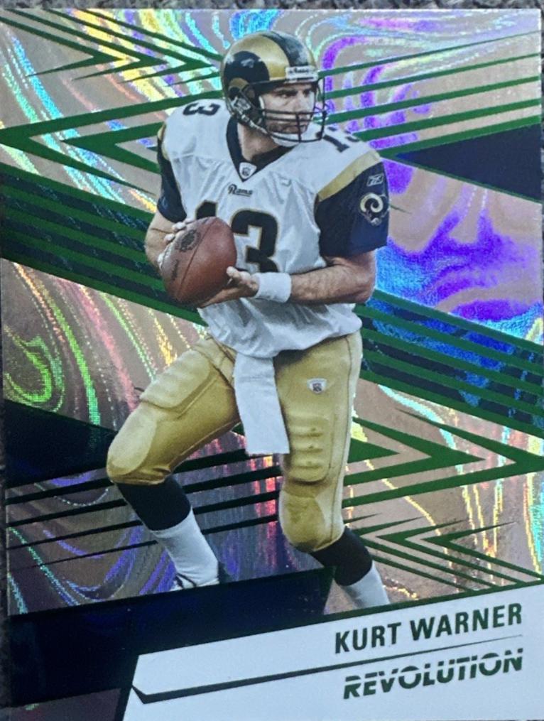 Kurt Warner [Green Swirl] #185