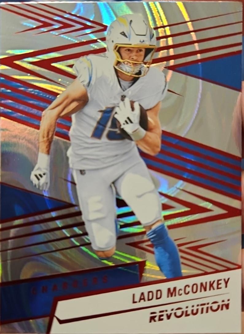 Ladd McConkey [Red Swirl] #62