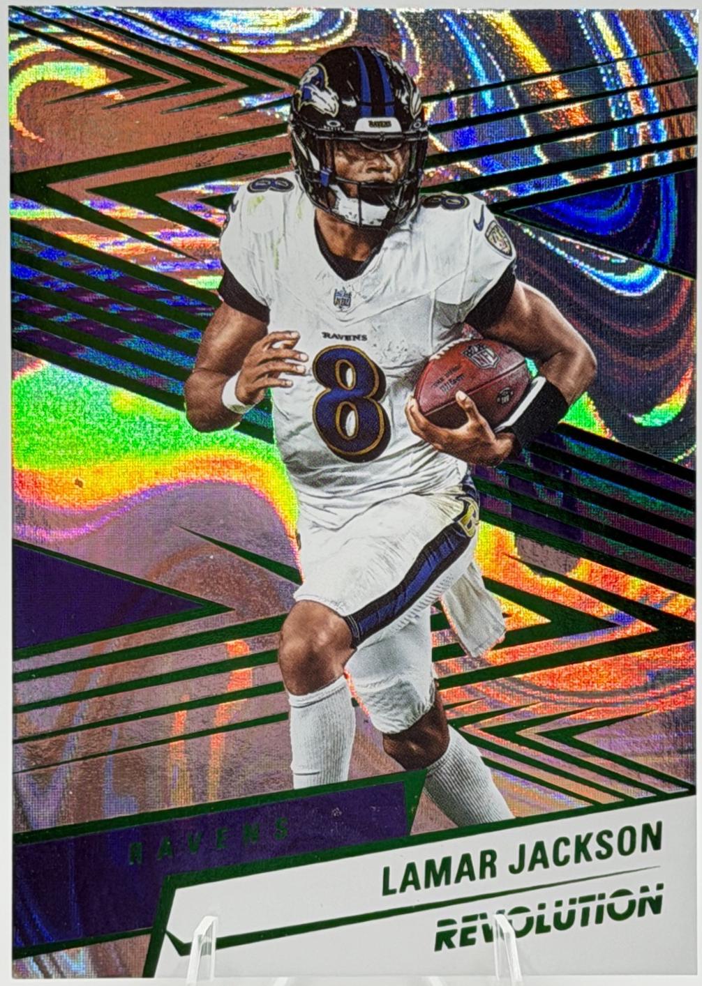 Lamar Jackson [Green Swirl] #175