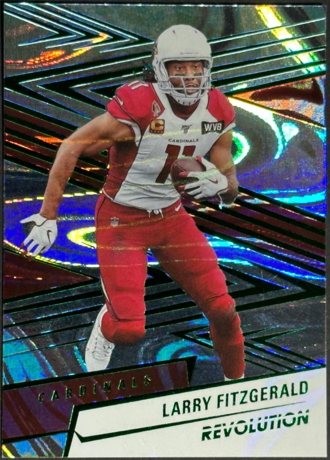 Larry Fitzgerald [Green Swirl] #88
