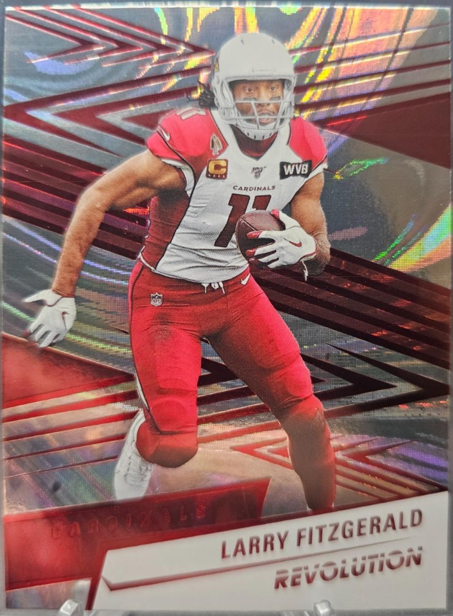 Larry Fitzgerald [Red Swirl] #88