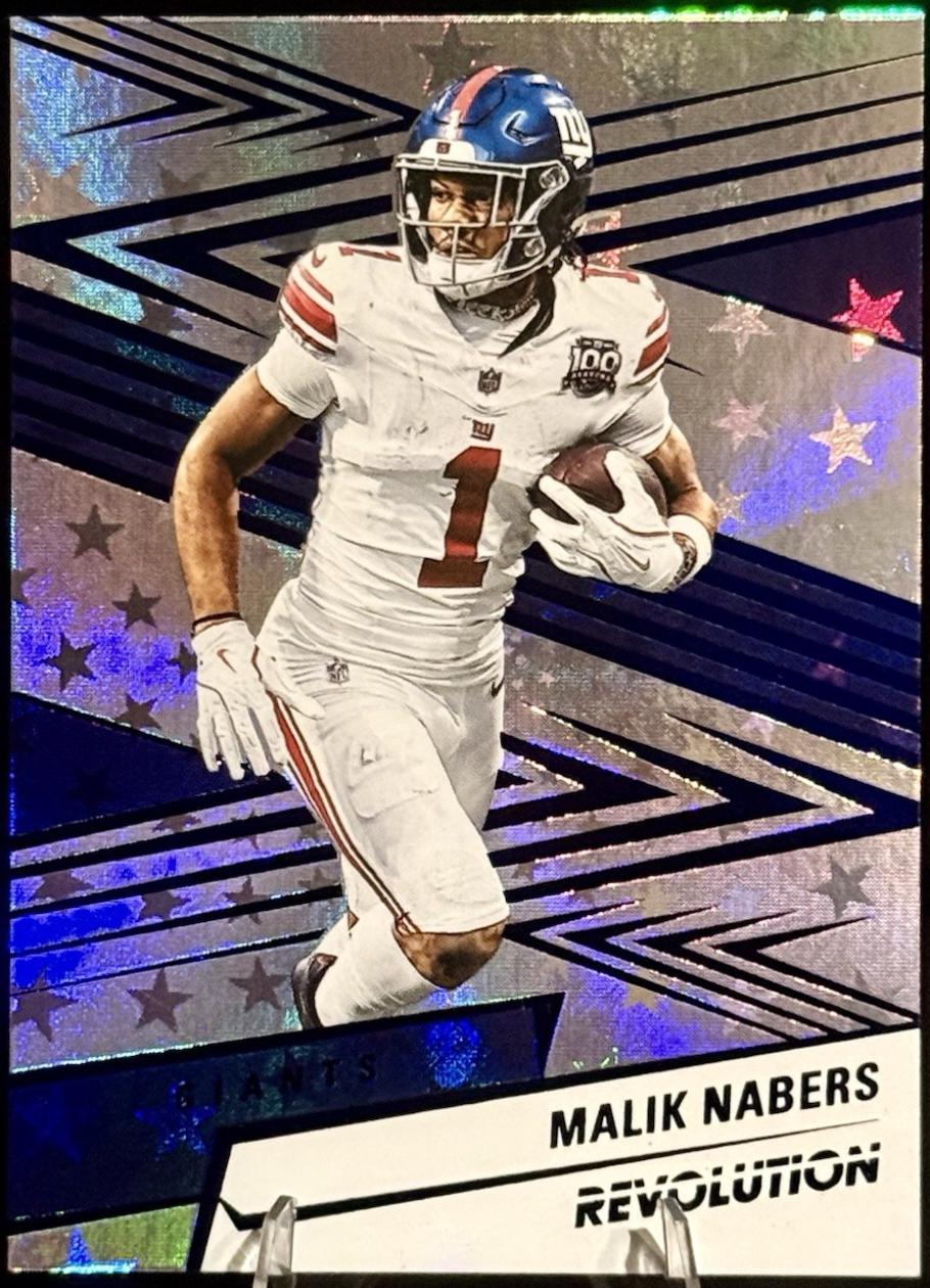 Malik Nabers [Blue Astro] #86