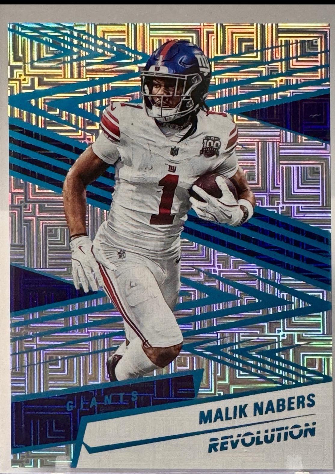 Malik Nabers [Teal Levels] #86