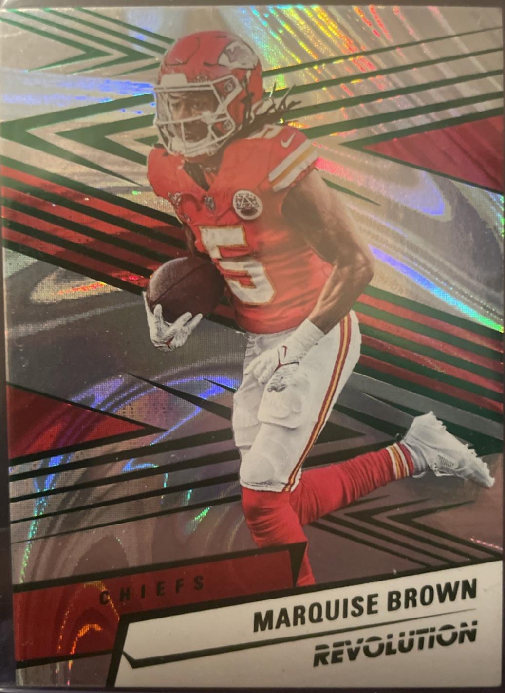 Marquise Brown [Green Swirl] #192