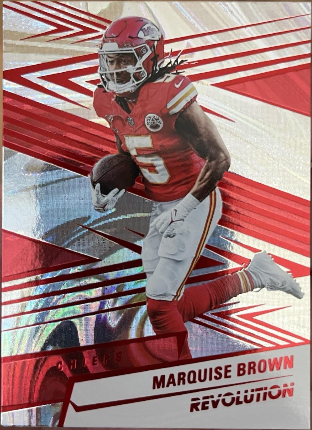 Marquise Brown [Red Swirl] #192