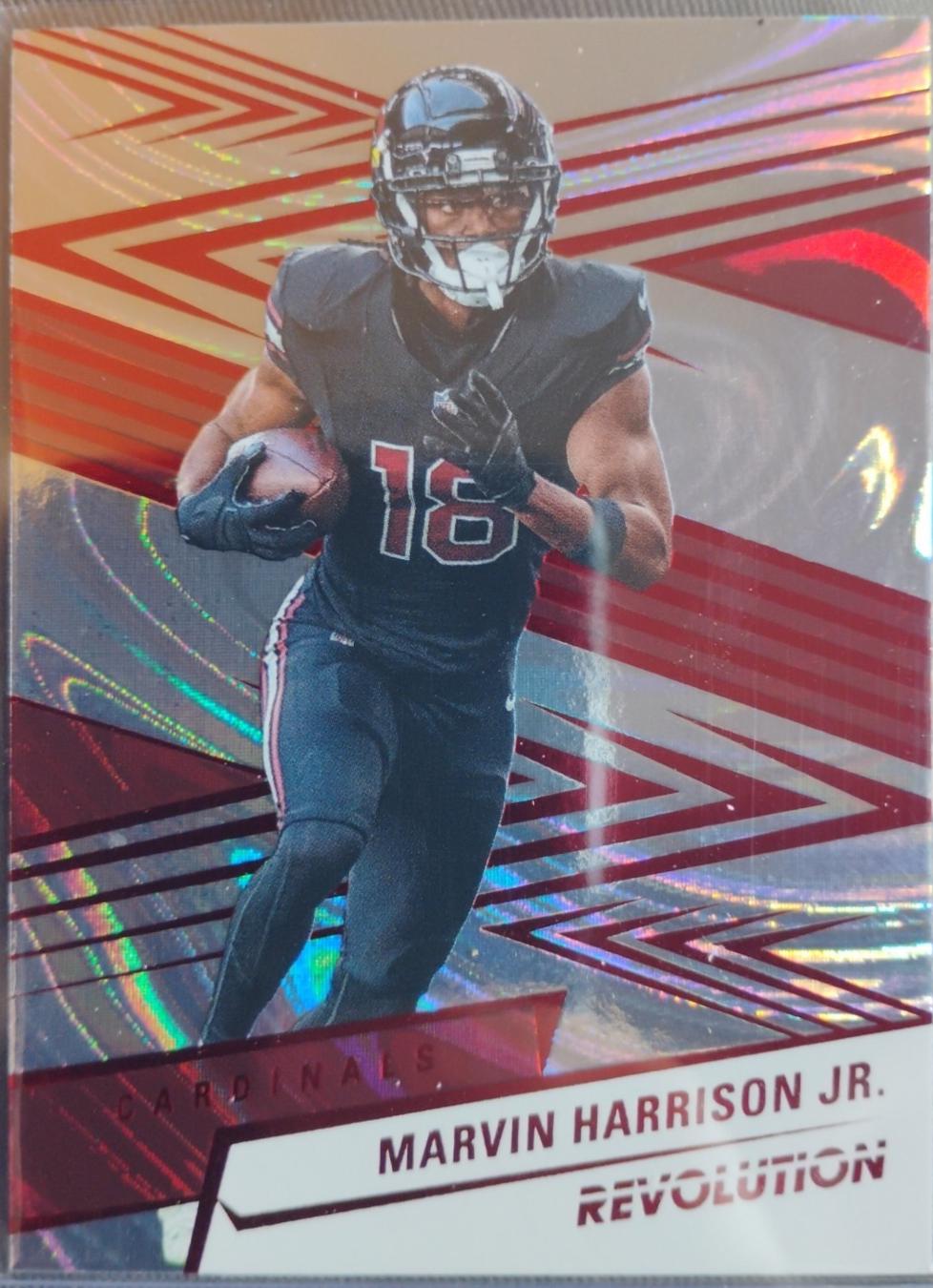 Marvin Harrison Jr. [Red Swirl] #83