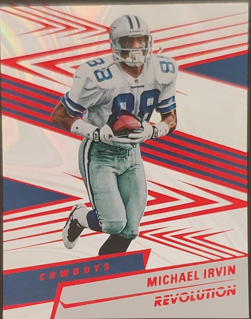Michael Irvin [Red Swirl] #117