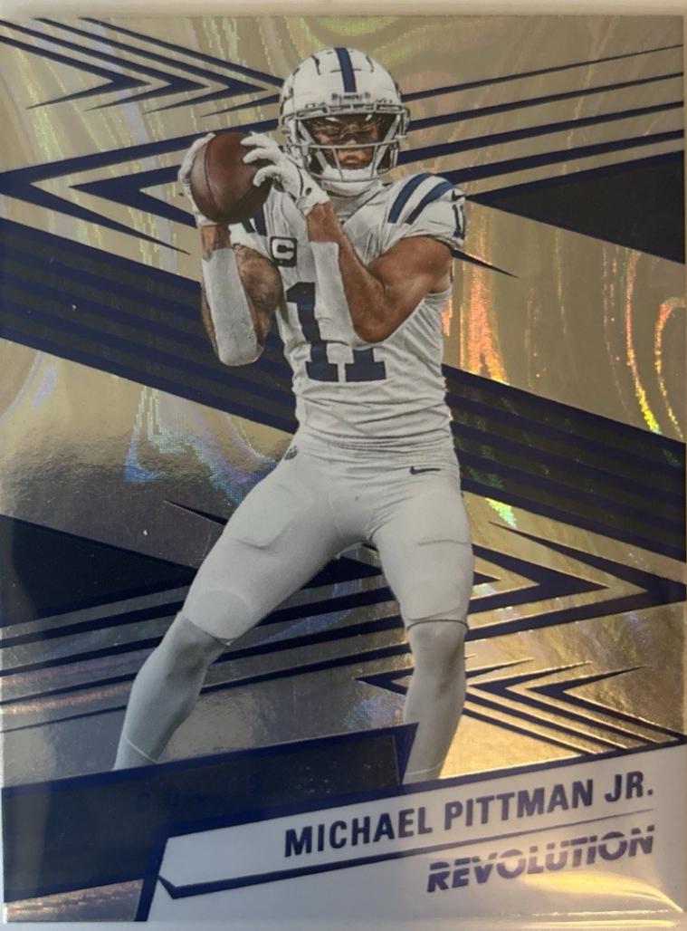 Michael Pittman Jr. [Blue Swirl] #121