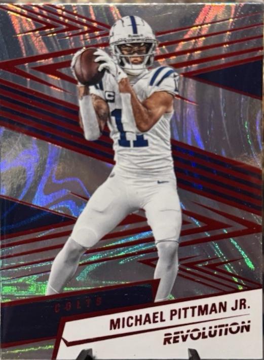 Michael Pittman Jr. [Red Swirl] #121