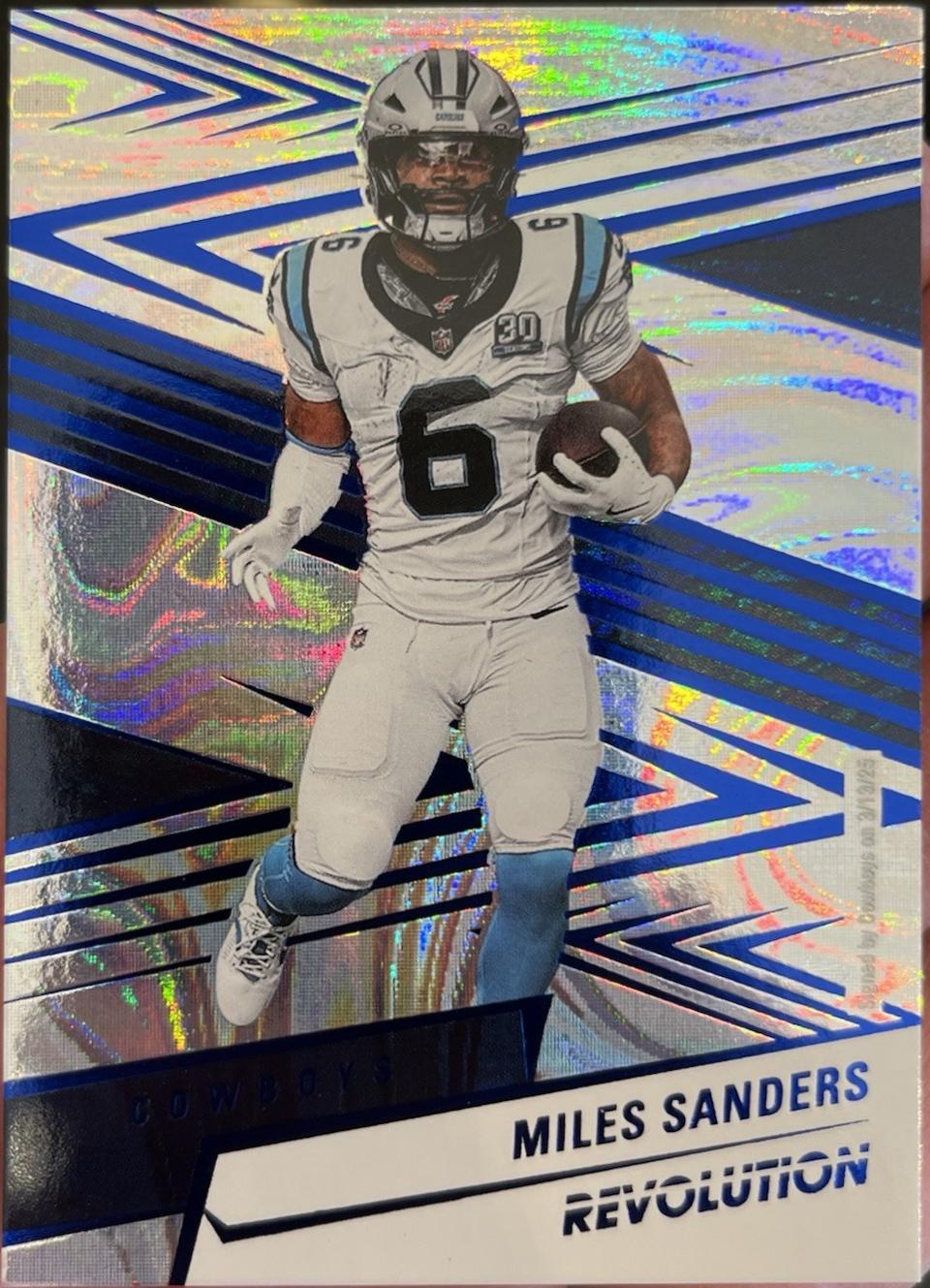 Miles Sanders [Blue Swirl] #44