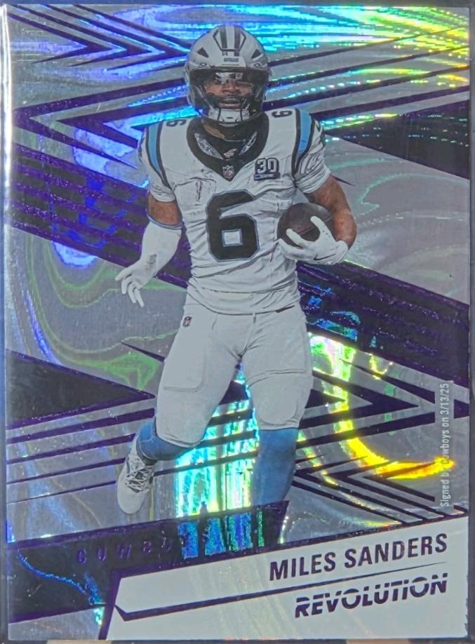 Miles Sanders [Purple Swirl] #44