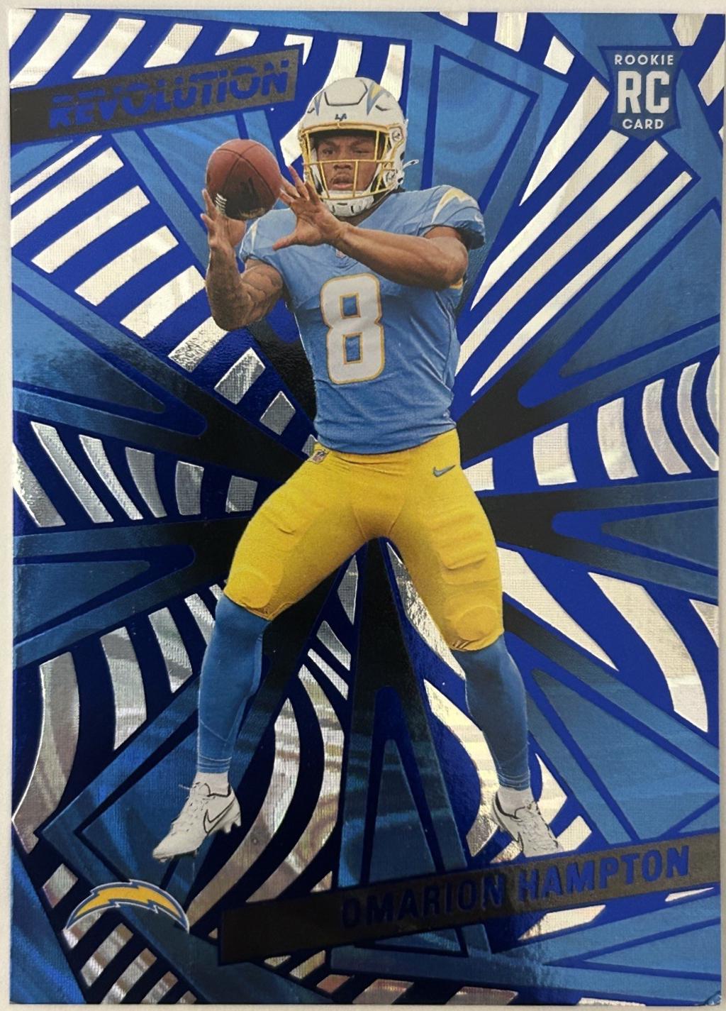 Omarion Hampton [Blue Swirl] #233