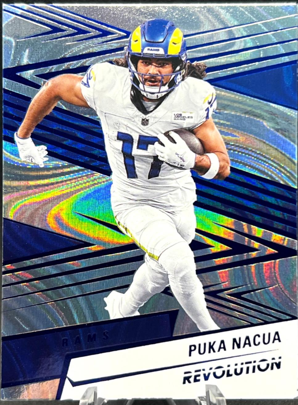 Puka Nacua [Blue Swirl] #25