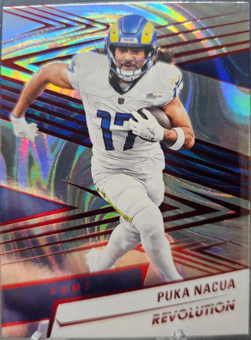 Puka Nacua [Red Swirl] #25