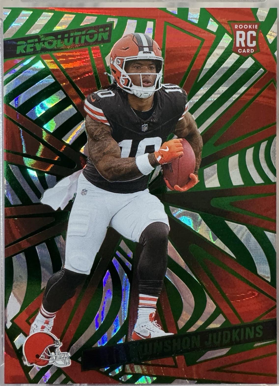 Quinshon Judkins [Green Swirl] #236