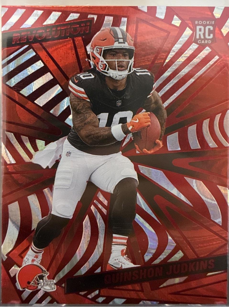 Quinshon Judkins [Red Swirl] #236