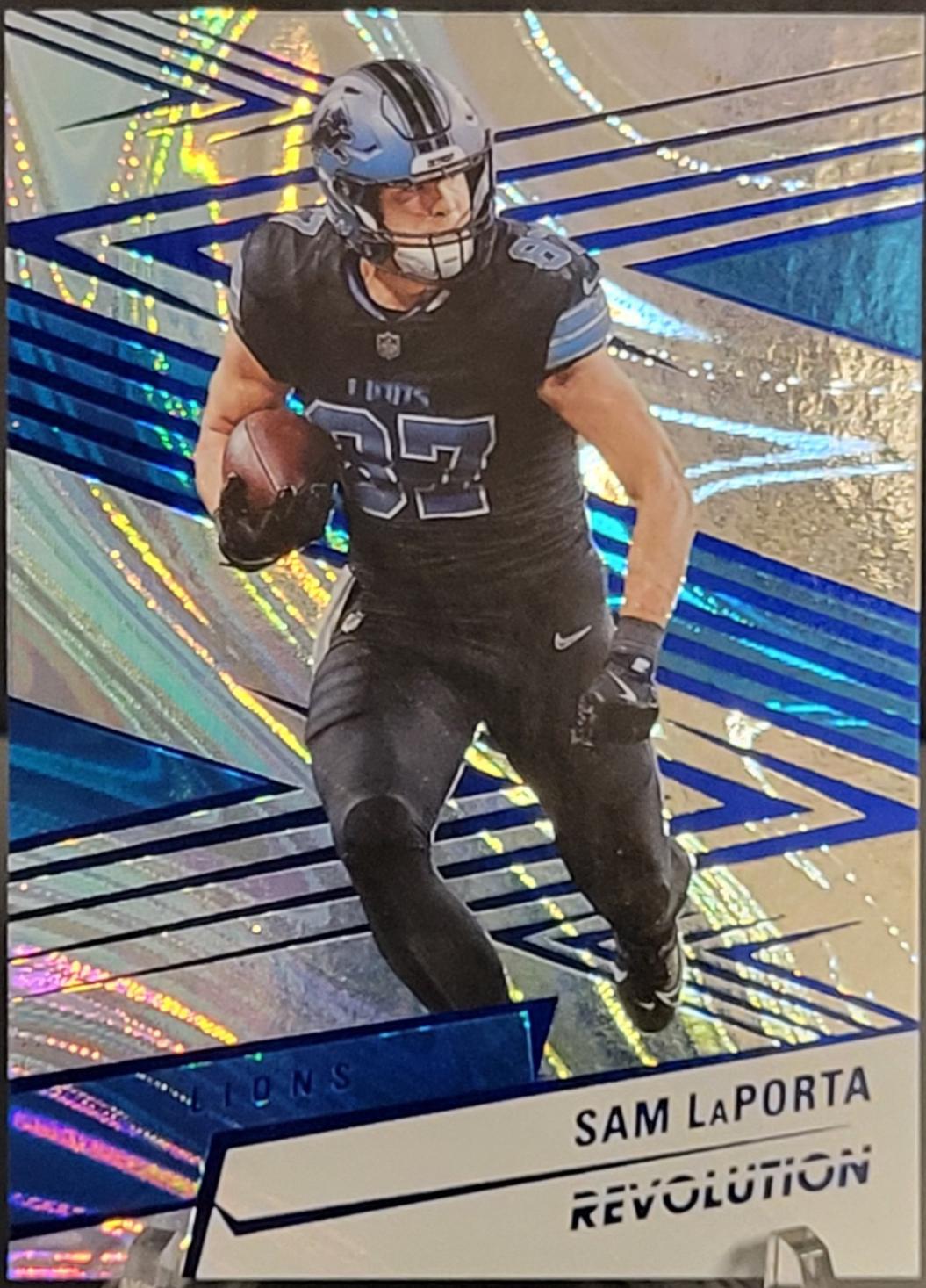 Sam LaPorta [Blue Swirl] #18