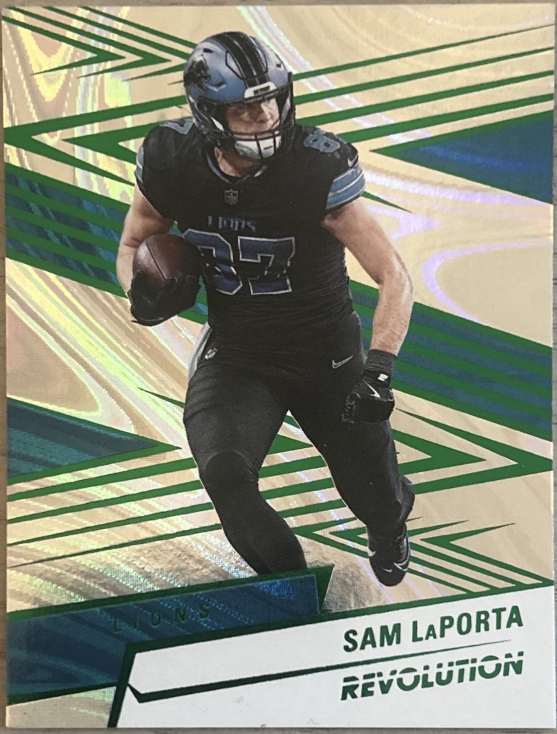 Sam LaPorta [Green Swirl] #18