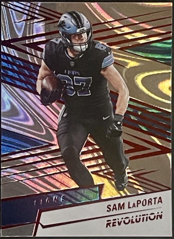 Sam LaPorta [Red Swirl] #18