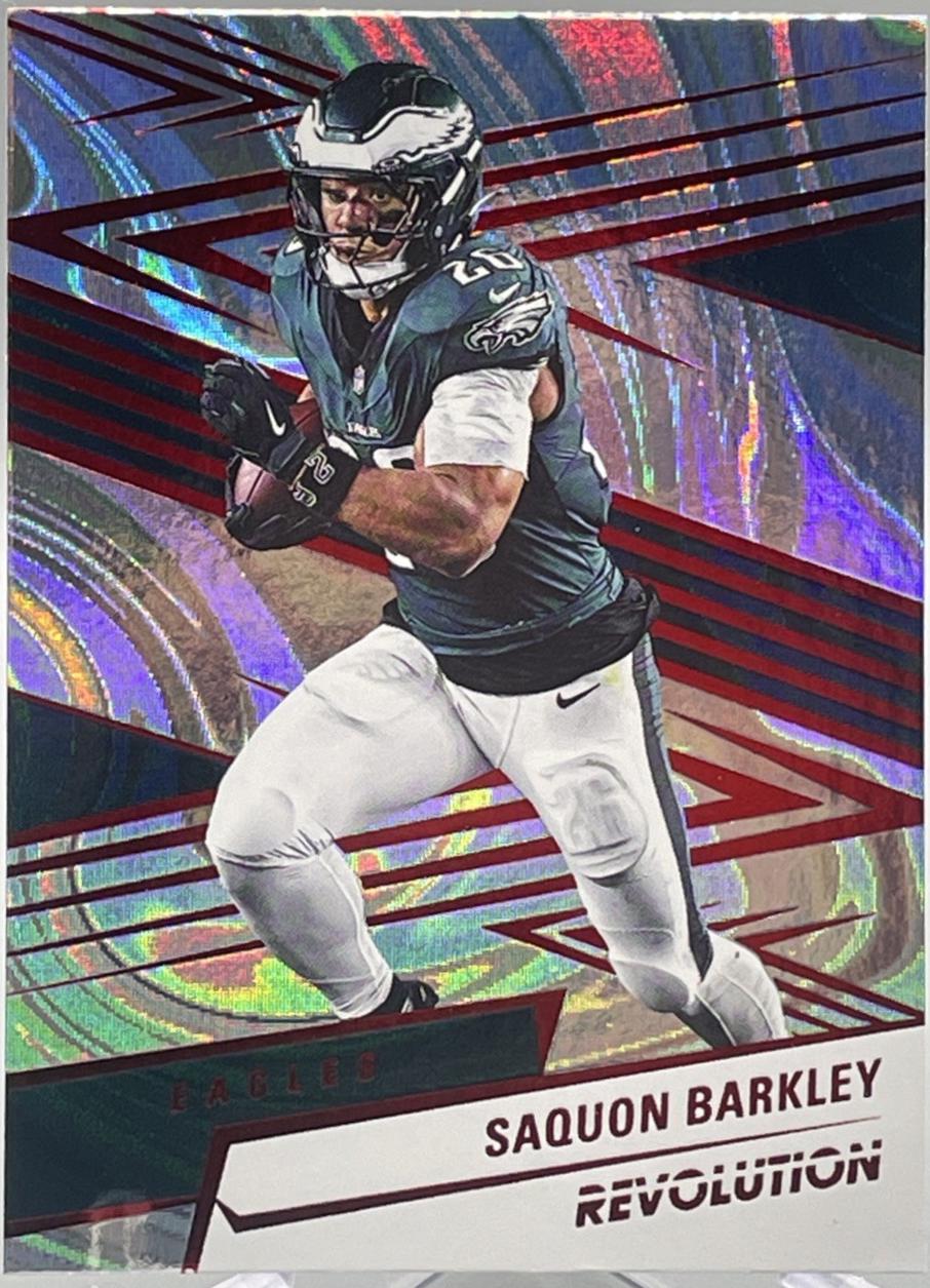 Saquon Barkley [Red Swirl] #4