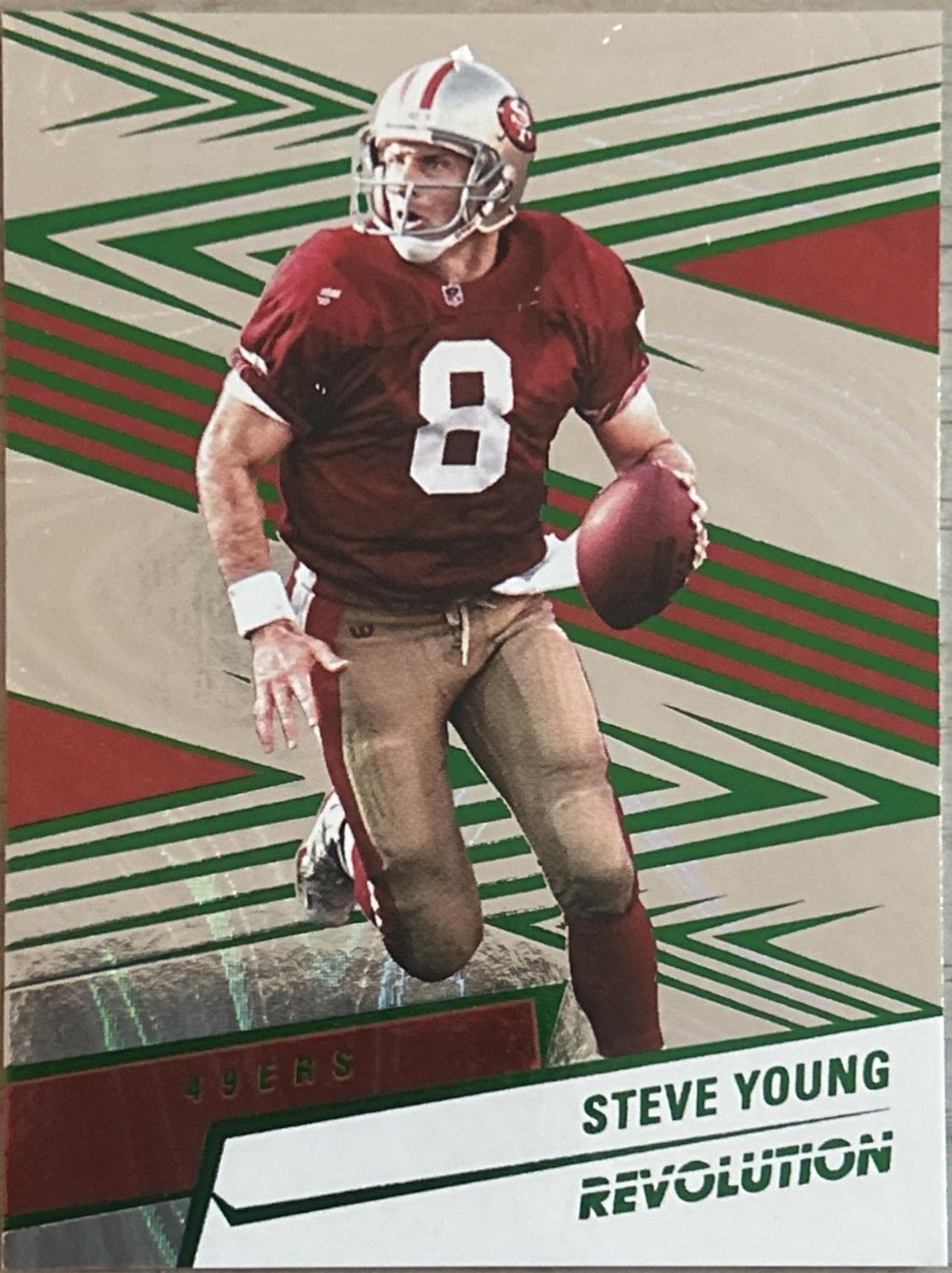 Steve Young [Green Swirl] #10
