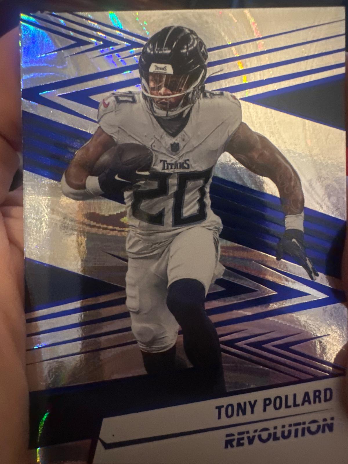 Tony Pollard [Blue Swirl] #80