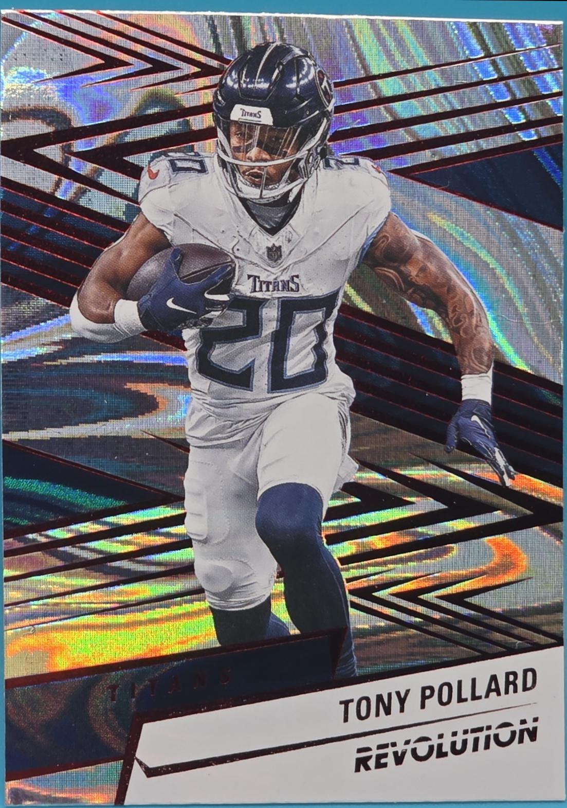 Tony Pollard [Red Swirl] #80