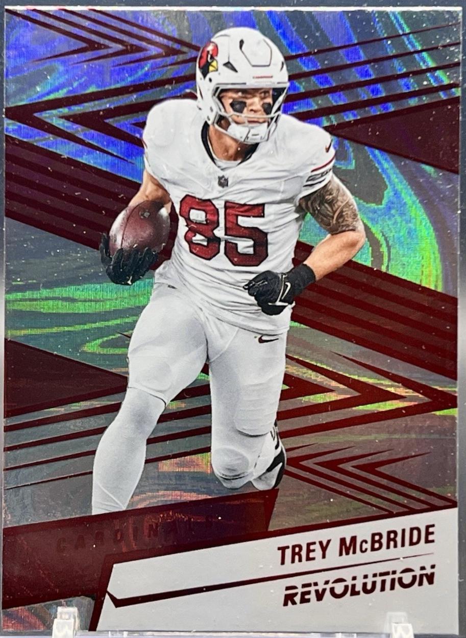 Trey McBride [Red Swirl] #142