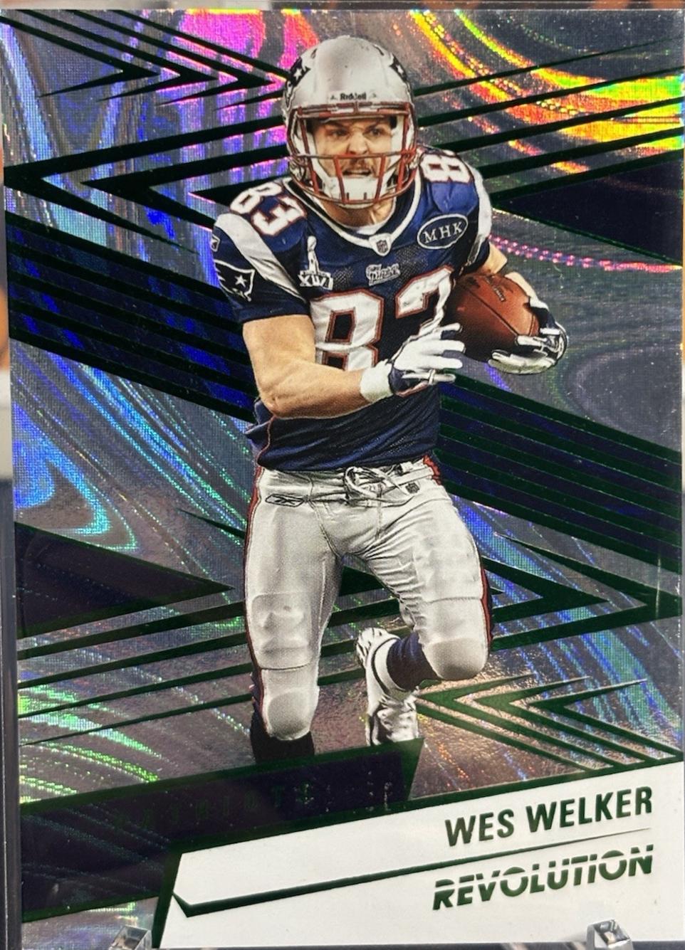 Wes Welker [Green Swirl] #118