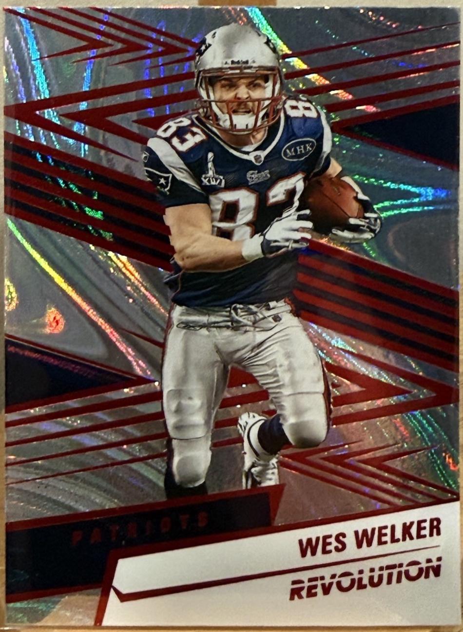 Wes Welker [Red Swirl] #118