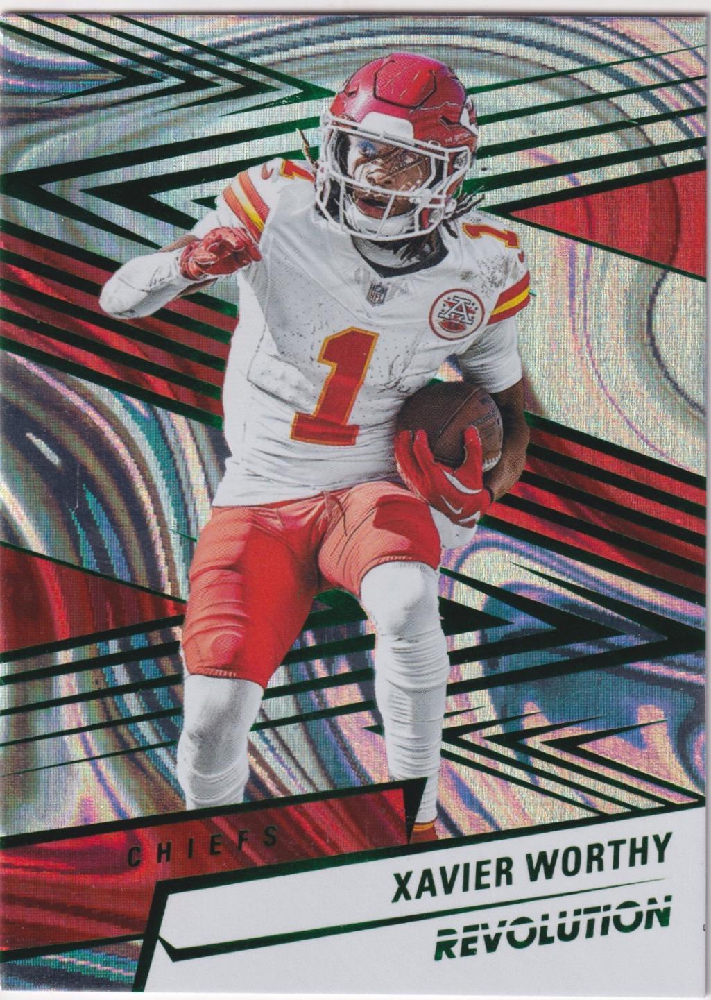 Xavier Worthy [Green Swirl] #132