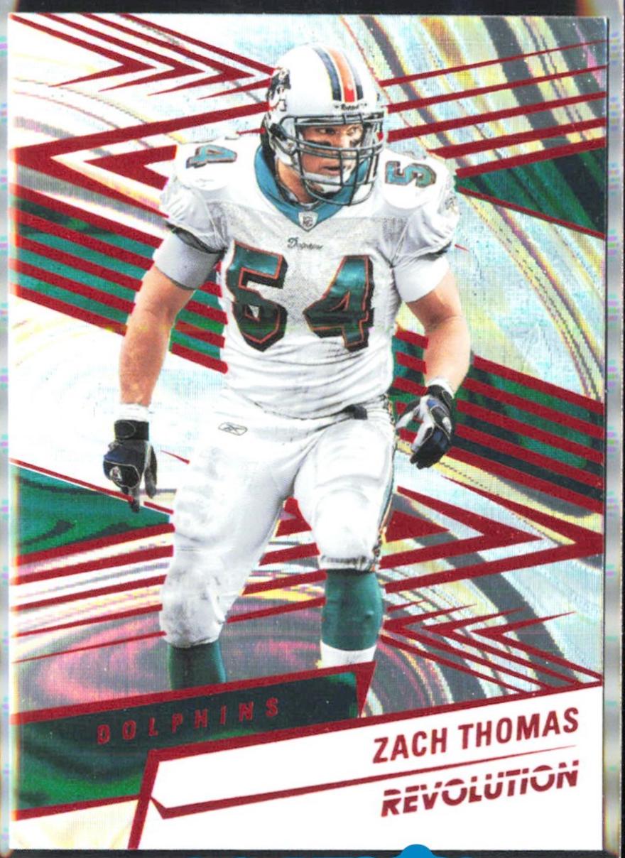 Zach Thomas [Red Swirl] #137