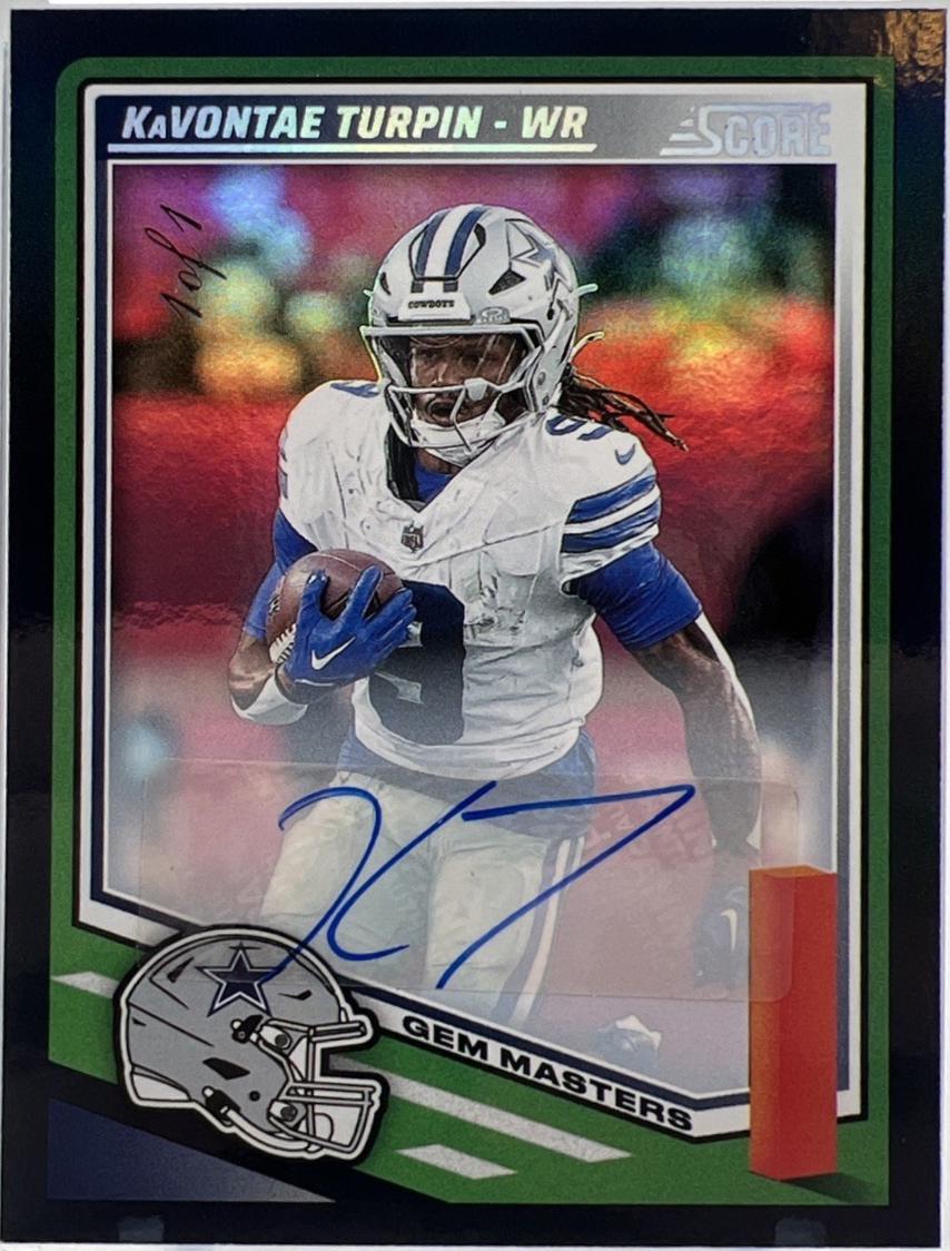 KaVontae Turpin [Gem Master Signature Red Zone] #250