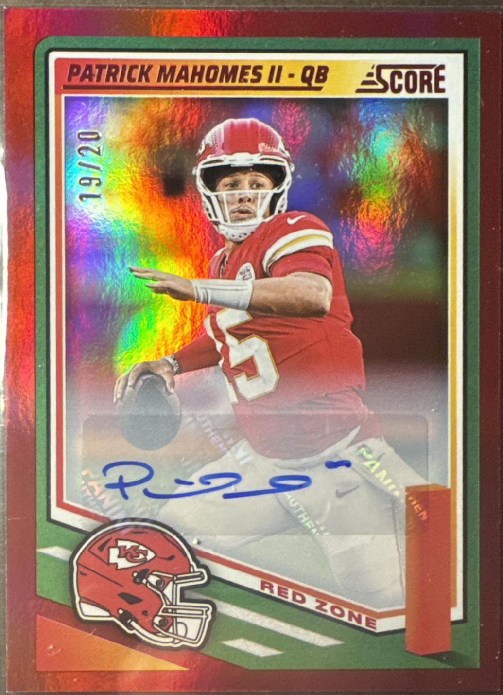 Patrick Mahomes II [Signature Red Zone] #100